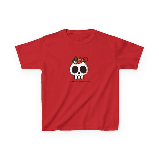 T-Shirt - No Tricks Just Treats Skull Halloween