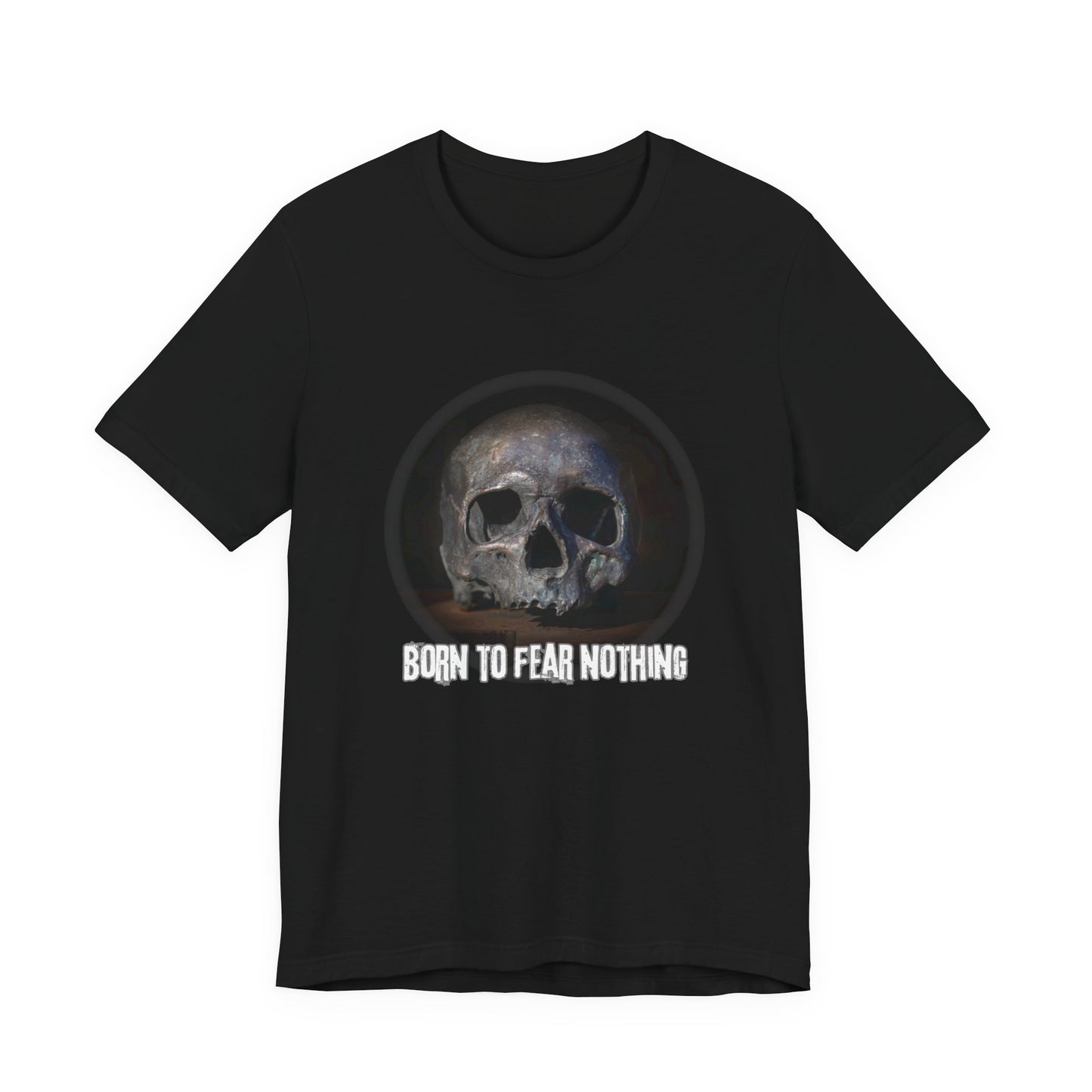 T-Shirt - Born to Fear Nothing Skull
