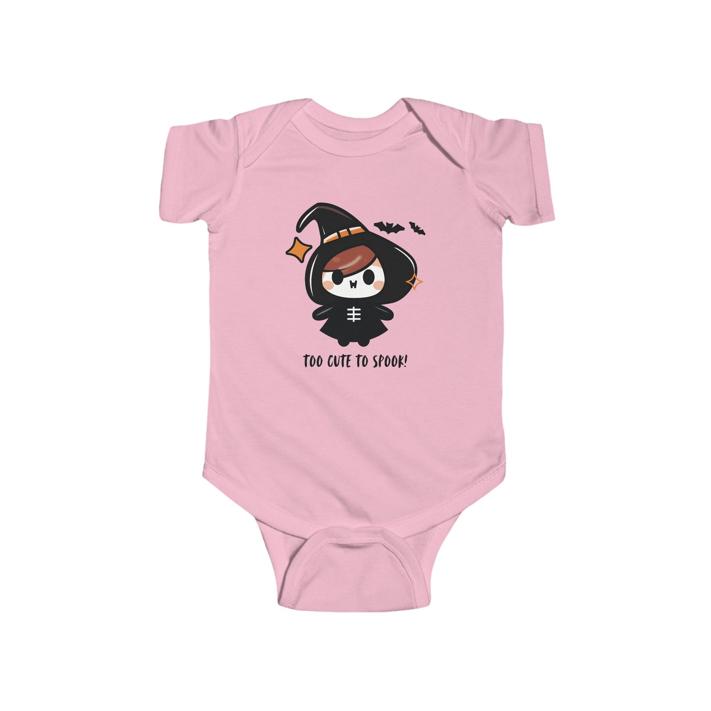 Bodysuit Too Cute to Spook Infant Halloween