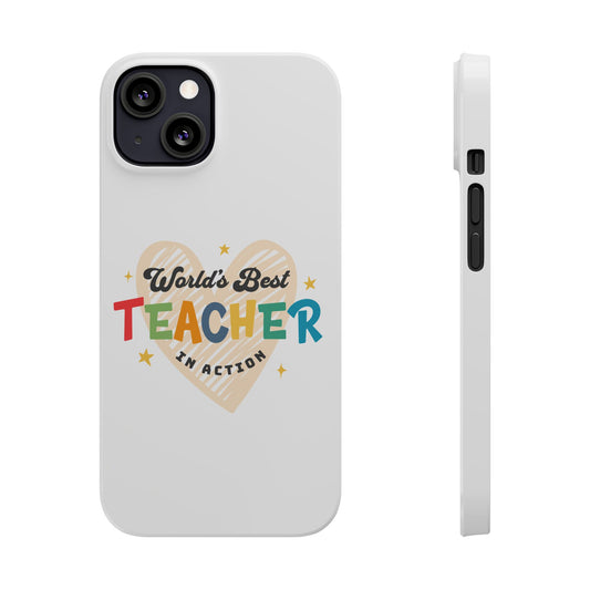 World's best teacher in action - Phone Cases