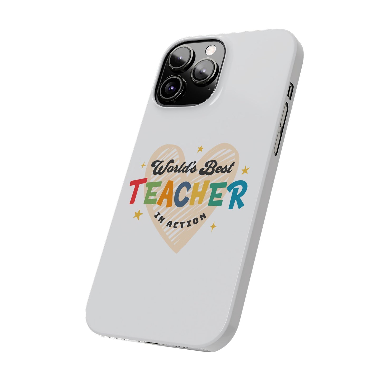 World's best teacher in action - Phone Cases
