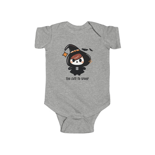 Bodysuit Too Cute to Spook Infant Halloween