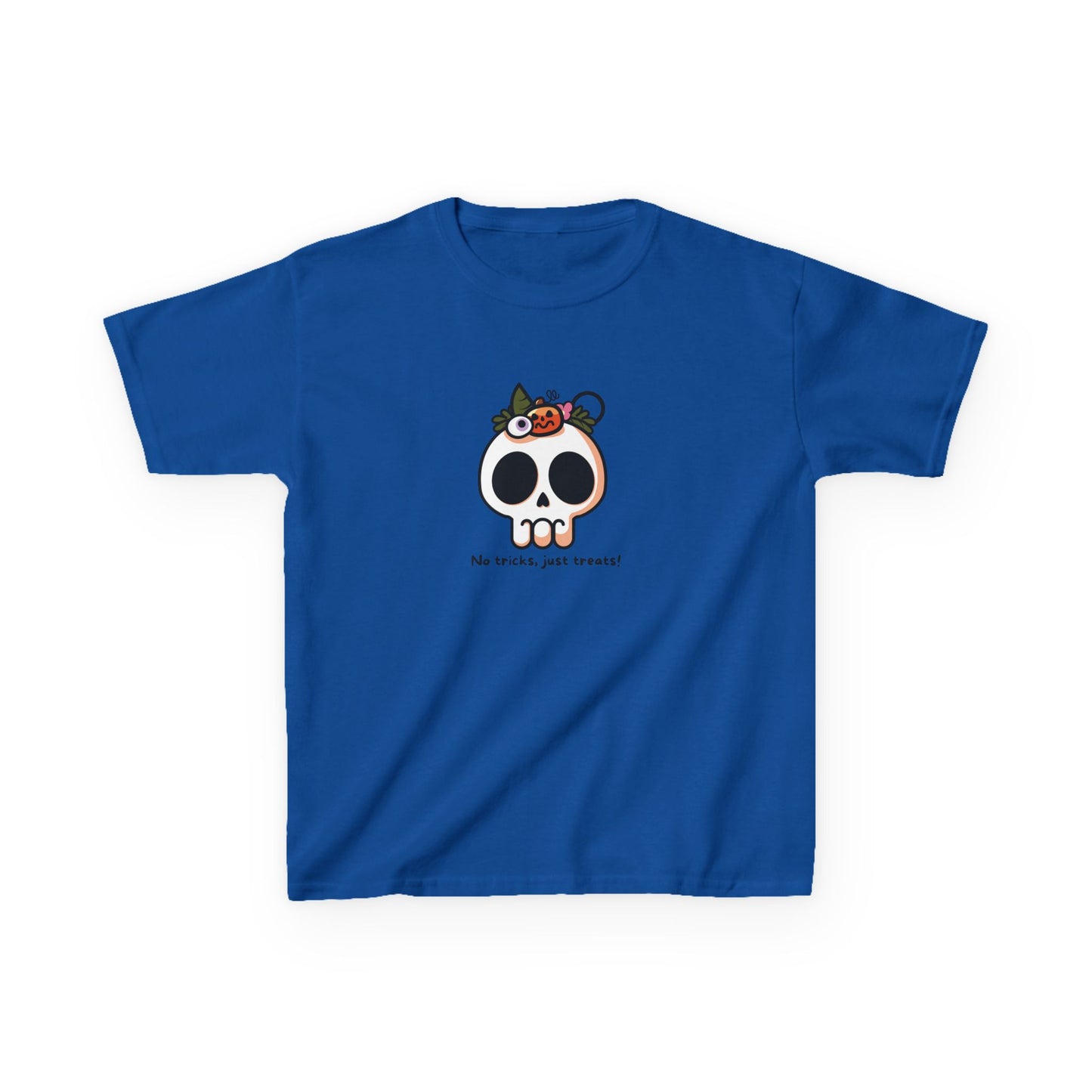 T-Shirt - No Tricks Just Treats Skull Halloween