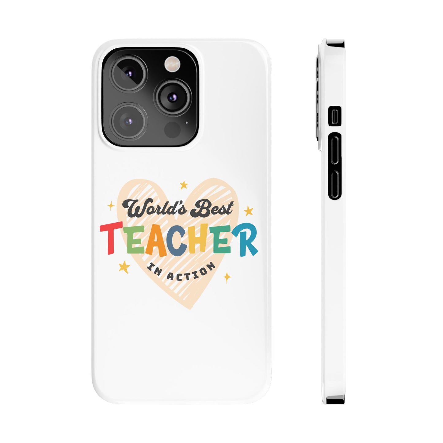 World's best teacher in action - Phone Cases