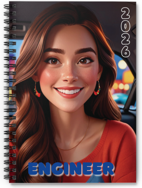 Notebook – Personalized 6x8" Journal with 118 Ruled Pages